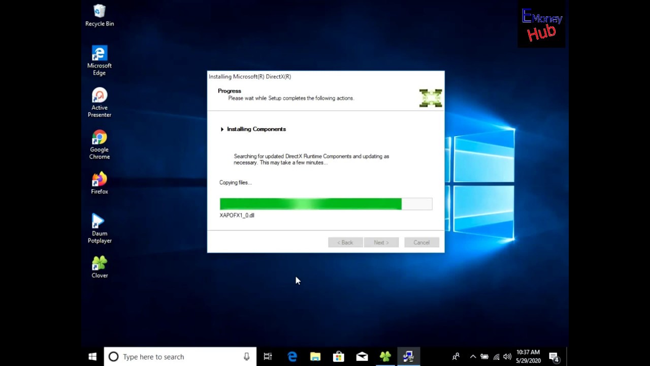 enable directx 11 windows 10